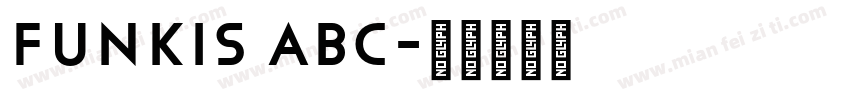 Funkis ABC字体转换